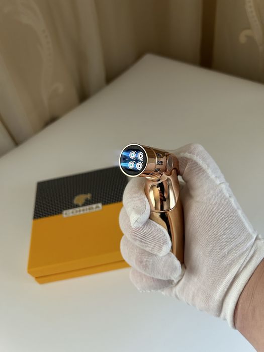 Луксозна запалка Cohiba с 4 пламъка – подаръчна кутия