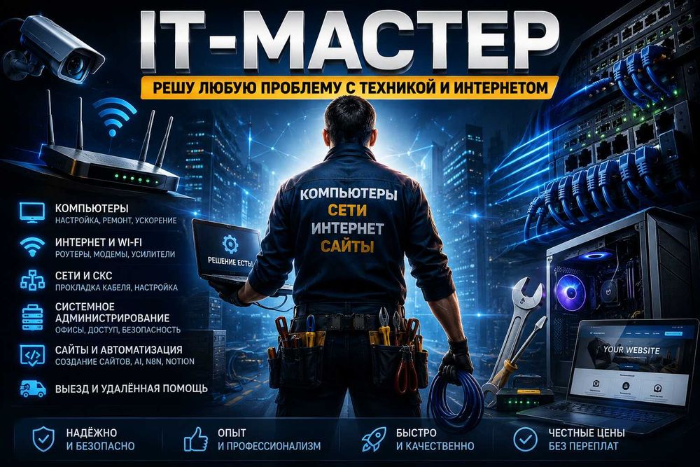 IT-мастер | Компьютеры, интернет, сети, сайты