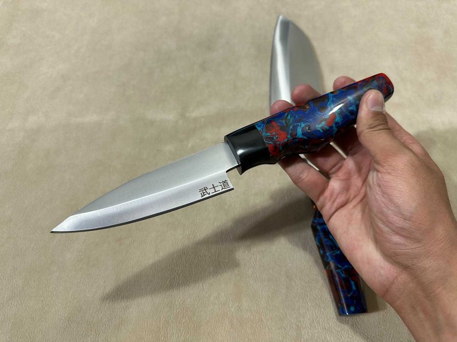 Set 2 Cuțite Profesionale Japoneze Chef Deba si Petty Oțel D2 Noi