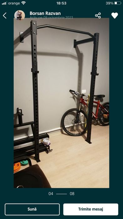 Stație rack perete profesional heavy duty power rack multifunctional