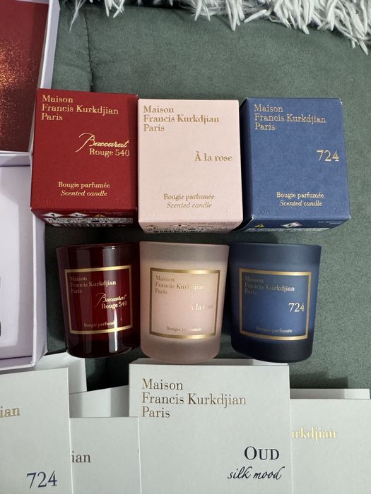 Francis Kurkdjian- miniaturi parfumuri si lumanari