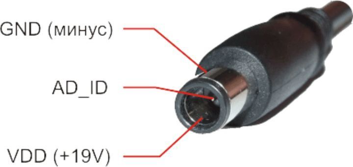 Блок питания для ноутбука hp. 19 вольт