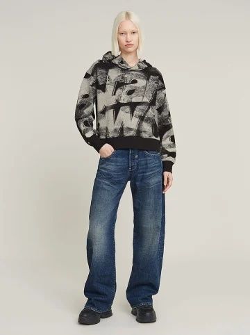 g-star sprayed letters loose hdd sw wmn - дамско горнище КАТ