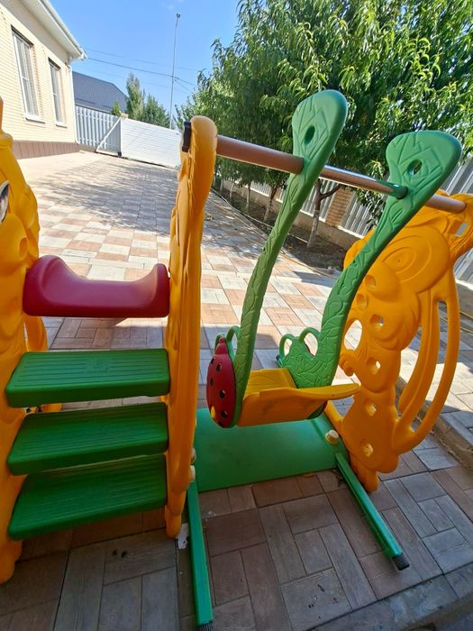 Продам горку и качеля