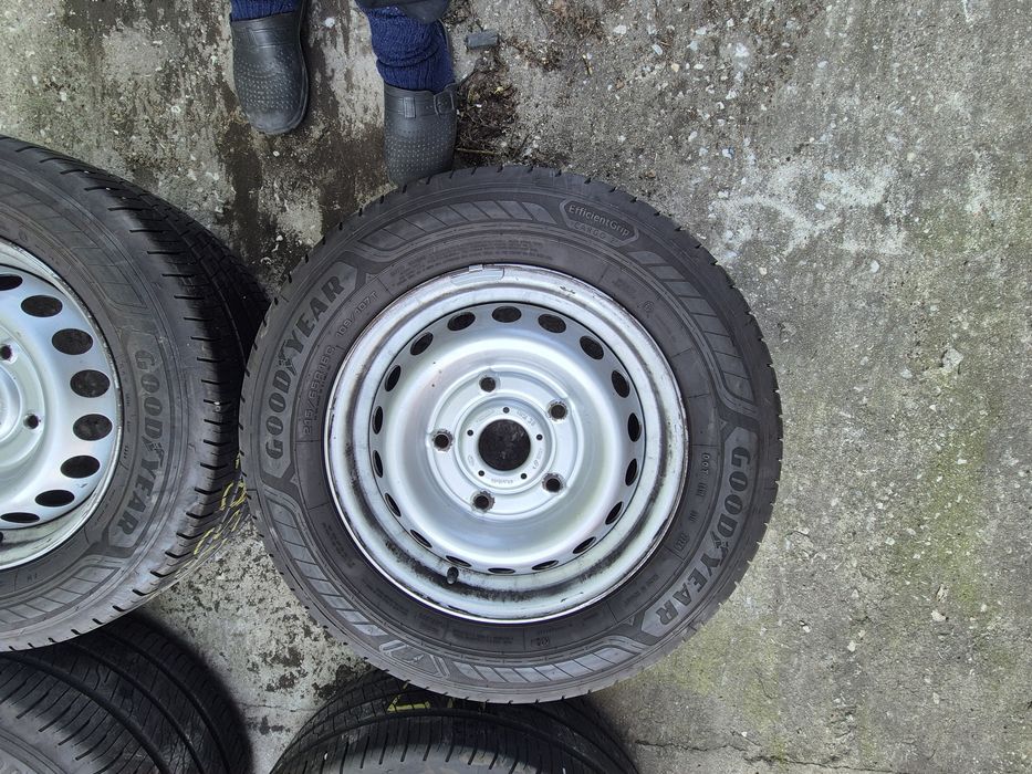 4бр стоманени джанти за Форд транзит къстъм  6.5ж Х16/ ет 60/