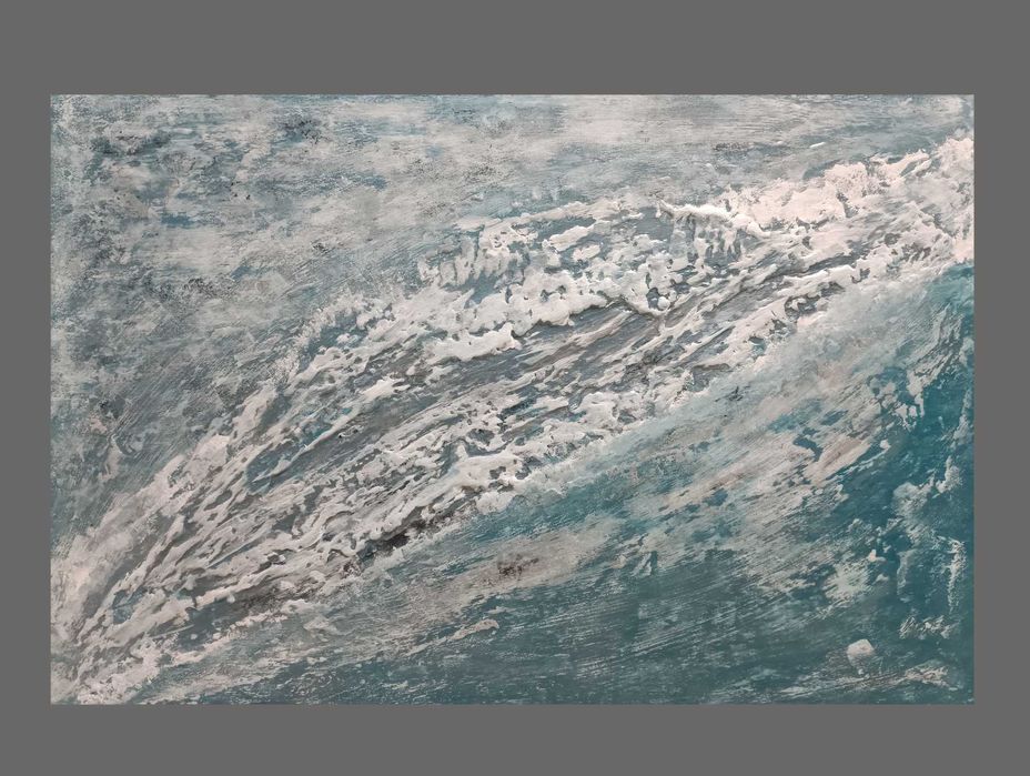 Интерьерная картина  -акрил, поталь, текстура