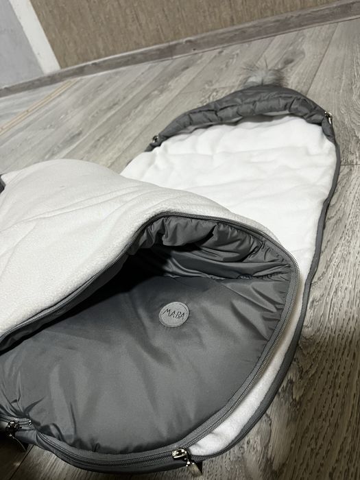 Зимний конверт для новорожденного