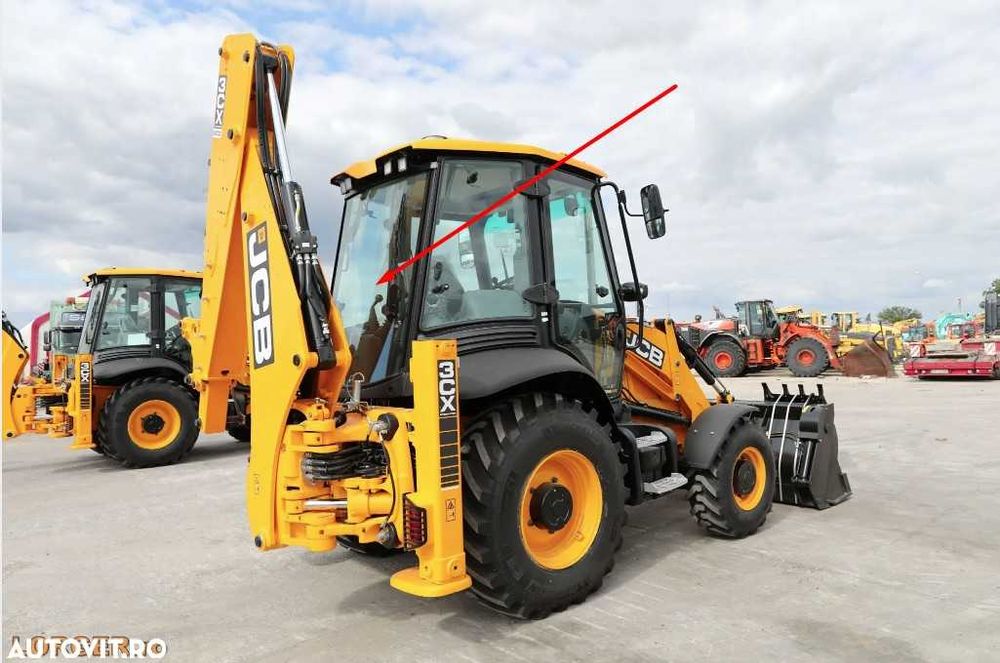 Parbriz/Geam/Luneta pt JCB 3CX,4CX ECO 1412*1065