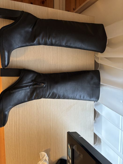 Zara Ботуши естествена кожа