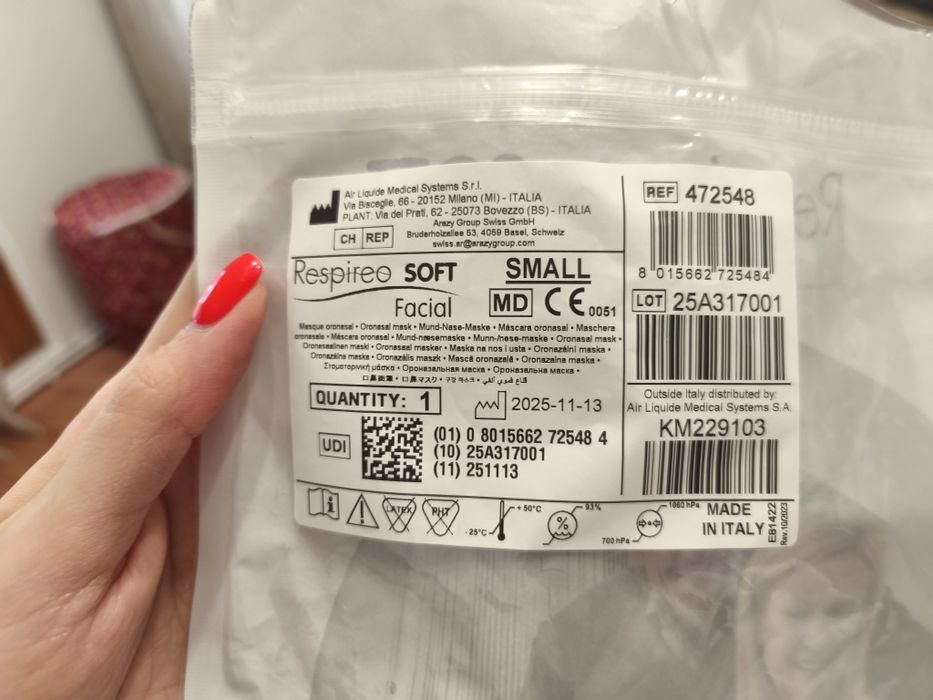 Mască facială Respireo SOFT