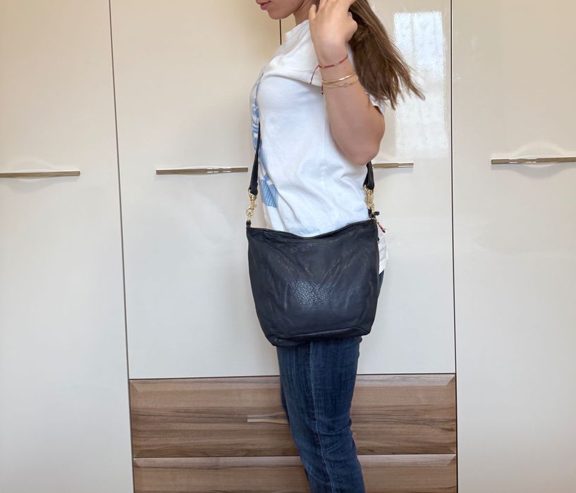 Чанта от естествена кожа Beck Sonder Gaard