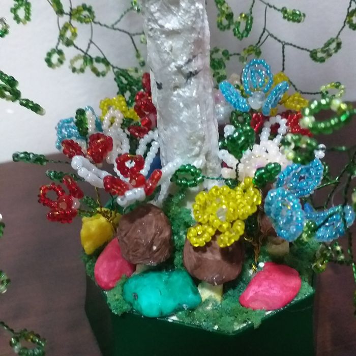 Берёзка из бисера