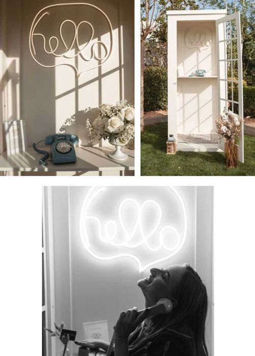 Cabina audio/Litere Luminoase/Decoruri- de inchiriat pentru evenimente