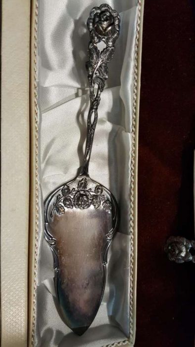 Set pentru desert Solingen argint 700