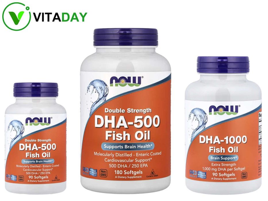 NOW Foods DHA-500 DHA-1000 omega