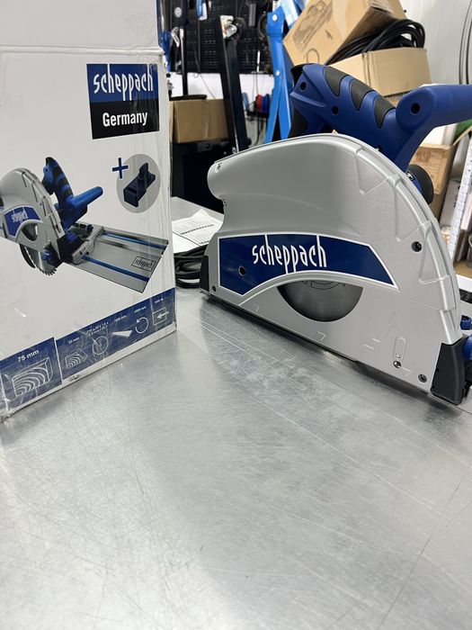 Ръчен потапящ циркуляр 1600W, 210мм Scheppach PL75