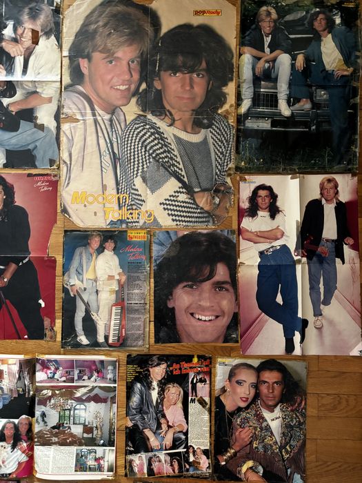 Colectie rara postere originale Modern Talking