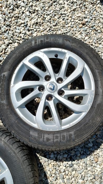 Jante Renault R16 5x114.3+Anvelope iarna Kleber 205/60/16 Megane/Scenic