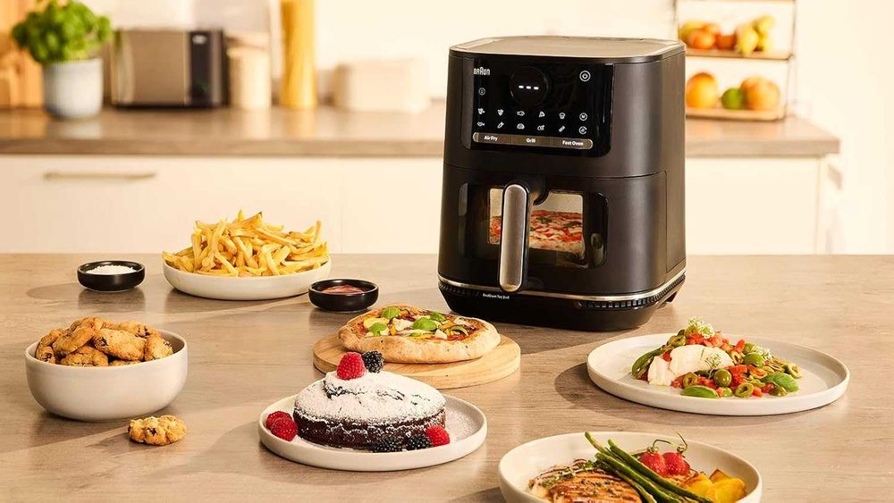 Фритюрник с горещ въздух Braun MultiFry 5 HF5073, 3в1 Air fryer, грил и фурна