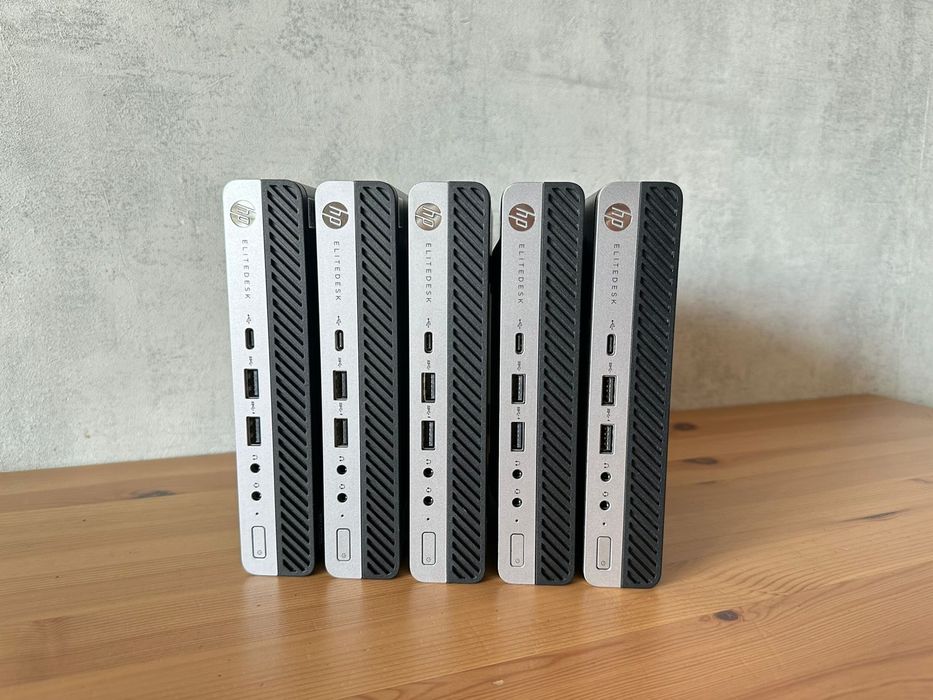 Неттоп мини пк HP EliteDesk 705 G4  Ryzen 5-2400GE