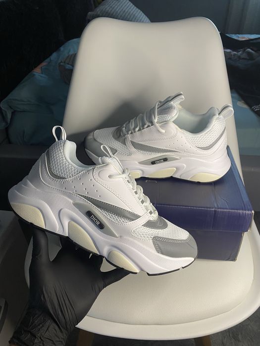 White And Silver Dior B22