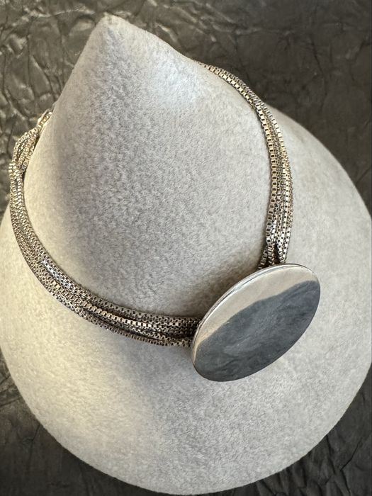 Brățară din argint 925 – 10 g – model elegant cu medalion