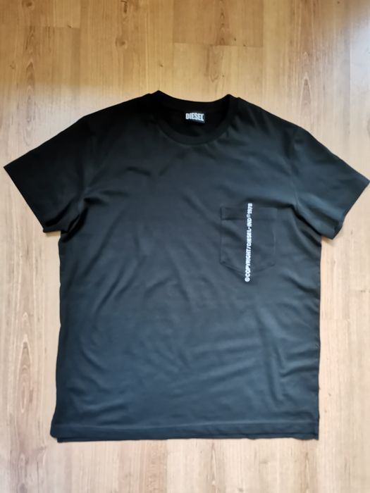 Черна тениска DIESEL T-Rubin