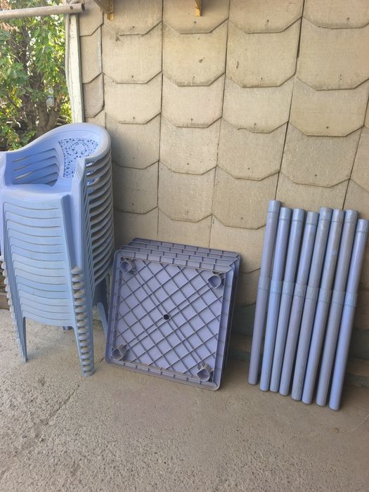 Столы и стулья сборные