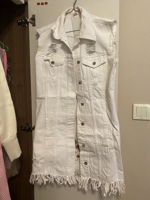 Дамски дънков елек