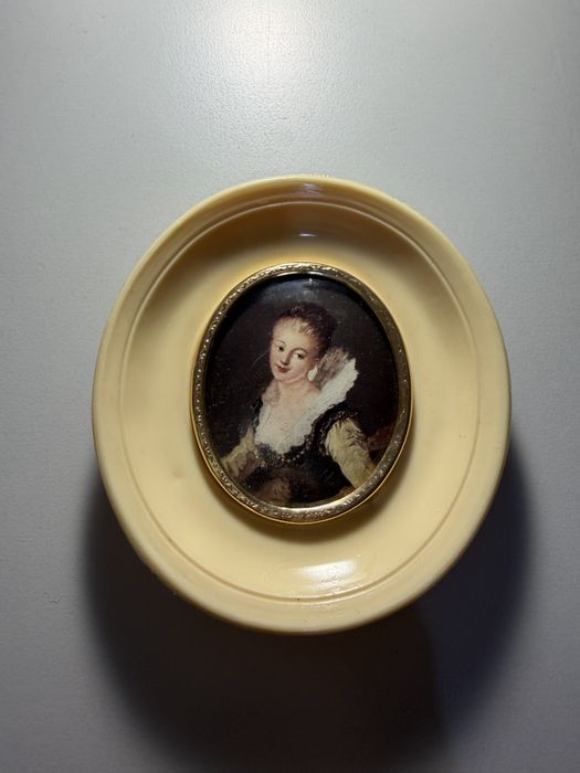 Set de 3 tablouri mici italiene 1970s de pus pe perete