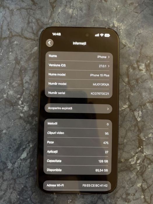 Vand Iphone 15 Plus