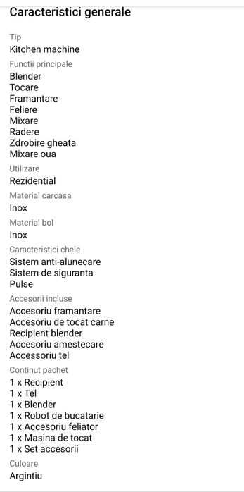 Robot de bucătărie Tefal Masterchef Gourmet