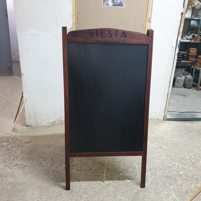 Доска для мела , штендер .