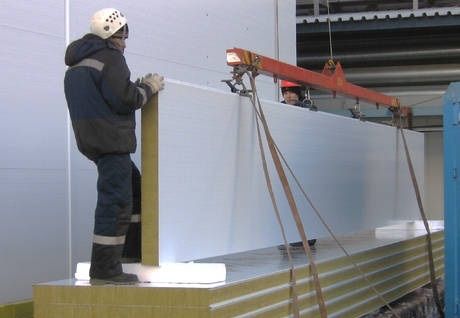 сэндвич панели, саморезы, нашельники, доборные элементы