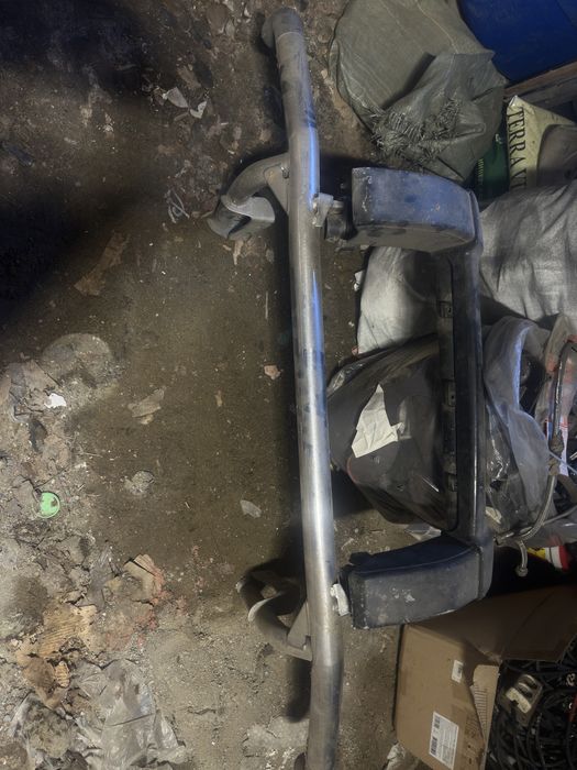 Кенгурятник Прадо и фары пара