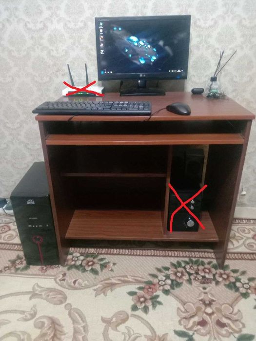 Средний игровой комп Core i3/ ОЗУ 8 GB/ GT430 1 GB / 19'  LED