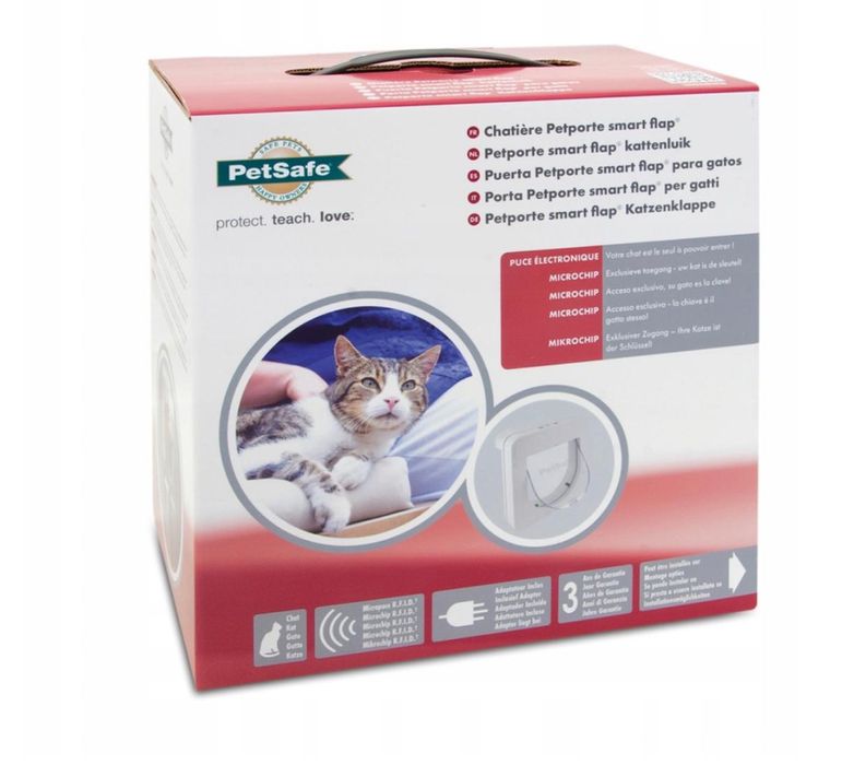 Usa  automata ptr pisici marca PET SAFE PROGRAMABILA