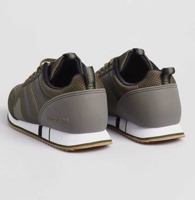 Adidasi/pantofi sport Fero Superdry de culoare VERDE KAKI