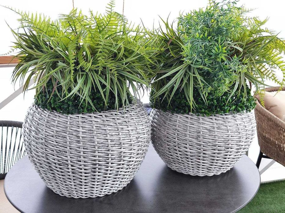 Кашпо ручной работы из ротанговой нити — украшение вашего дома