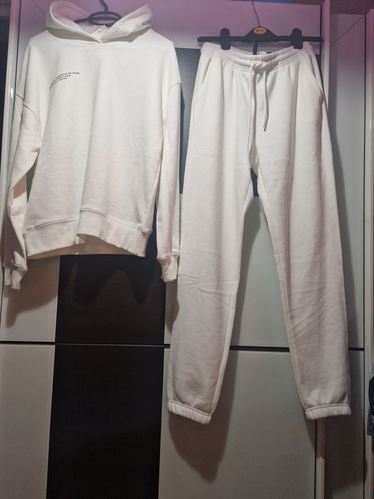 Дамски Бял Екип Анцуг