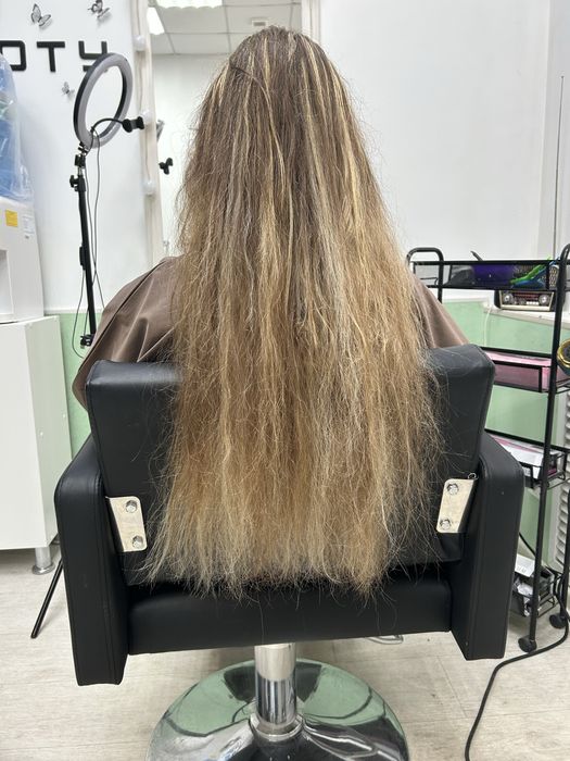 Кератин/ботокс/окрашивание волос