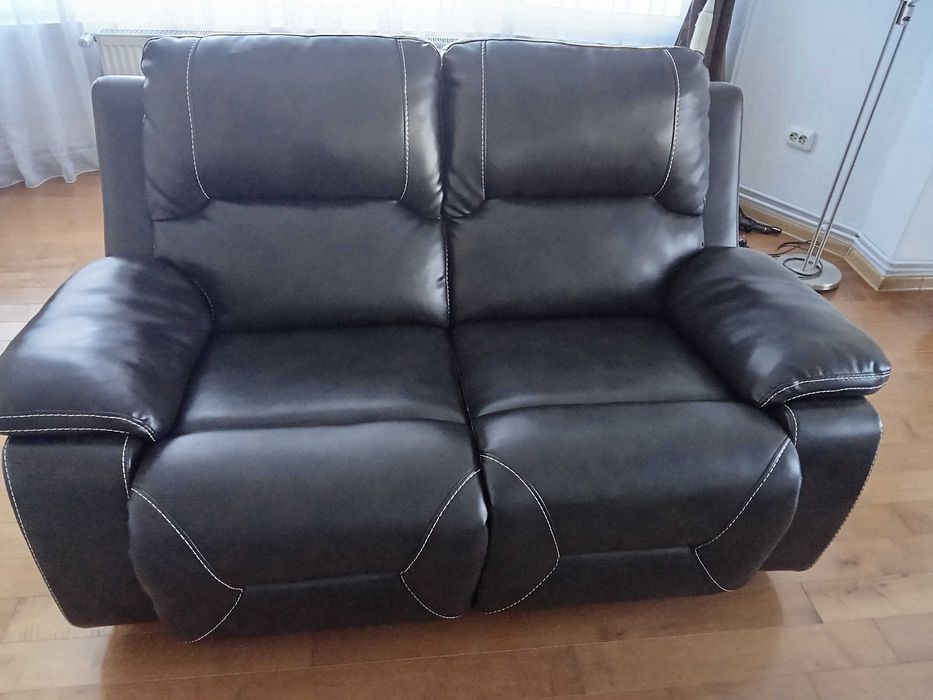 Canapea 2 locuri recliner, noua, 2000 ron
