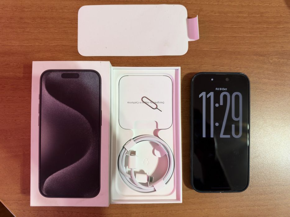 Iphone 15 pro Black Titanium 128GB