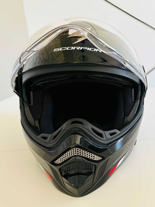 Scorpion ADX-2 CAMINO Black/Silver/Red XL