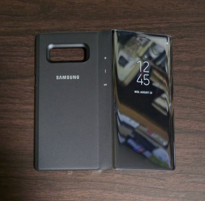 Husa flip smart activa originala Samsung Clear View Standing Cover Galaxy Note 8 N950