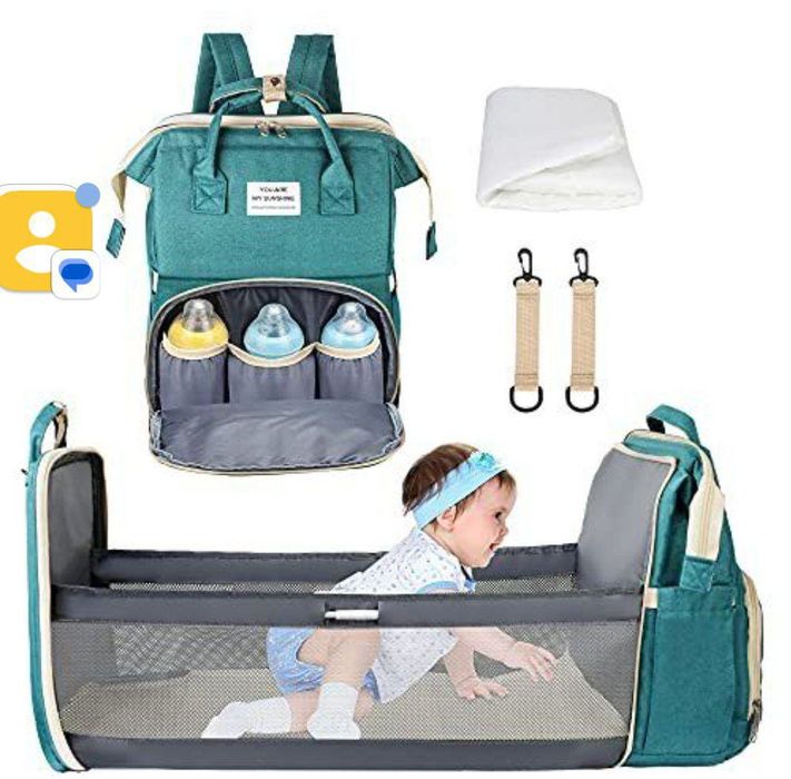 Cкладная детская сумка и кроватка.