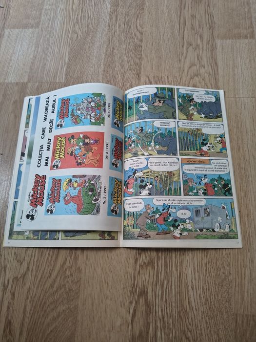 Revista Mickey Mouse nr 7 ...1994.editura egmont.. conține posterul la jumătate