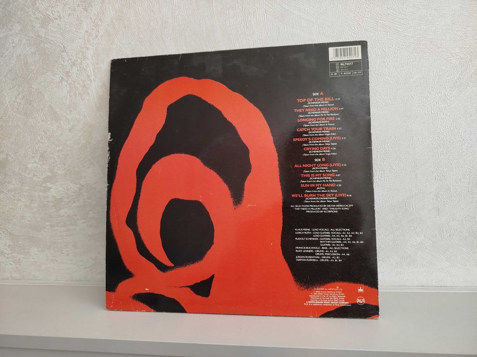 Best of Scorpions Volume 2 пластинка