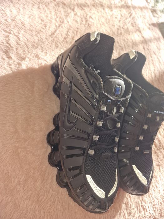 Nike shox tl thermoreactive black &  blue