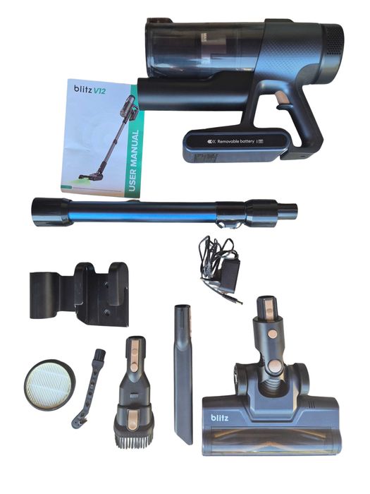 Aspirator vertical fără cablu Vexilar Blitz V12, 50kPa/450W